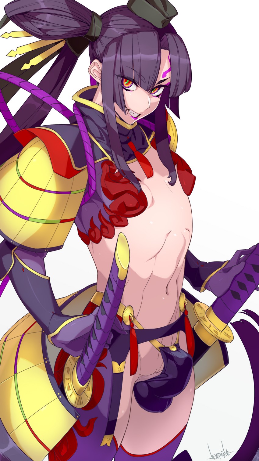 ushiwakamaru and taira no kagekiyo (fate and 1 more) drawn by kuroino_(0kuro8ino6)