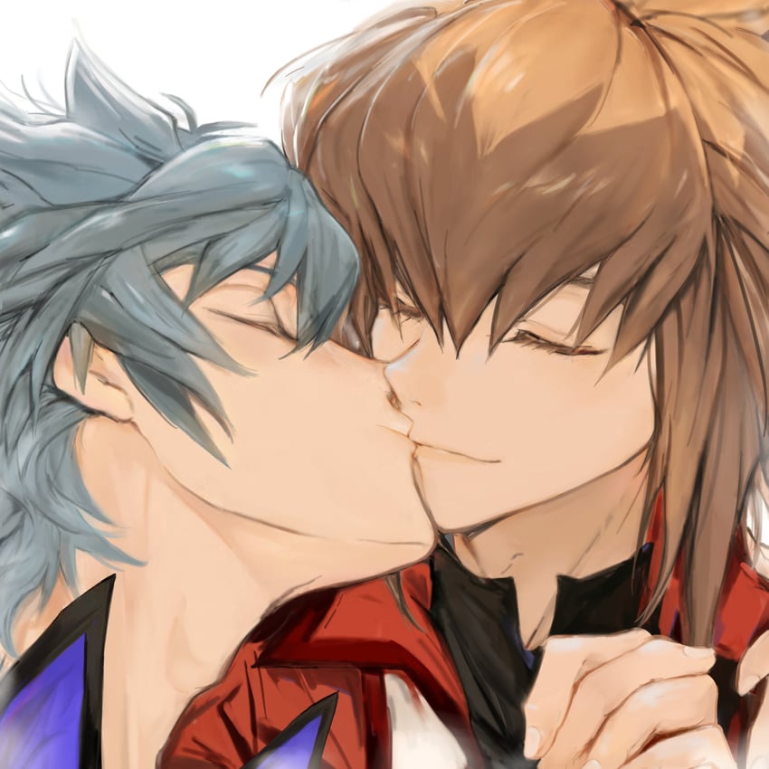 yuki judai and johan andersen (yu-gi-oh! and 1 more) drawn by sake_ygo