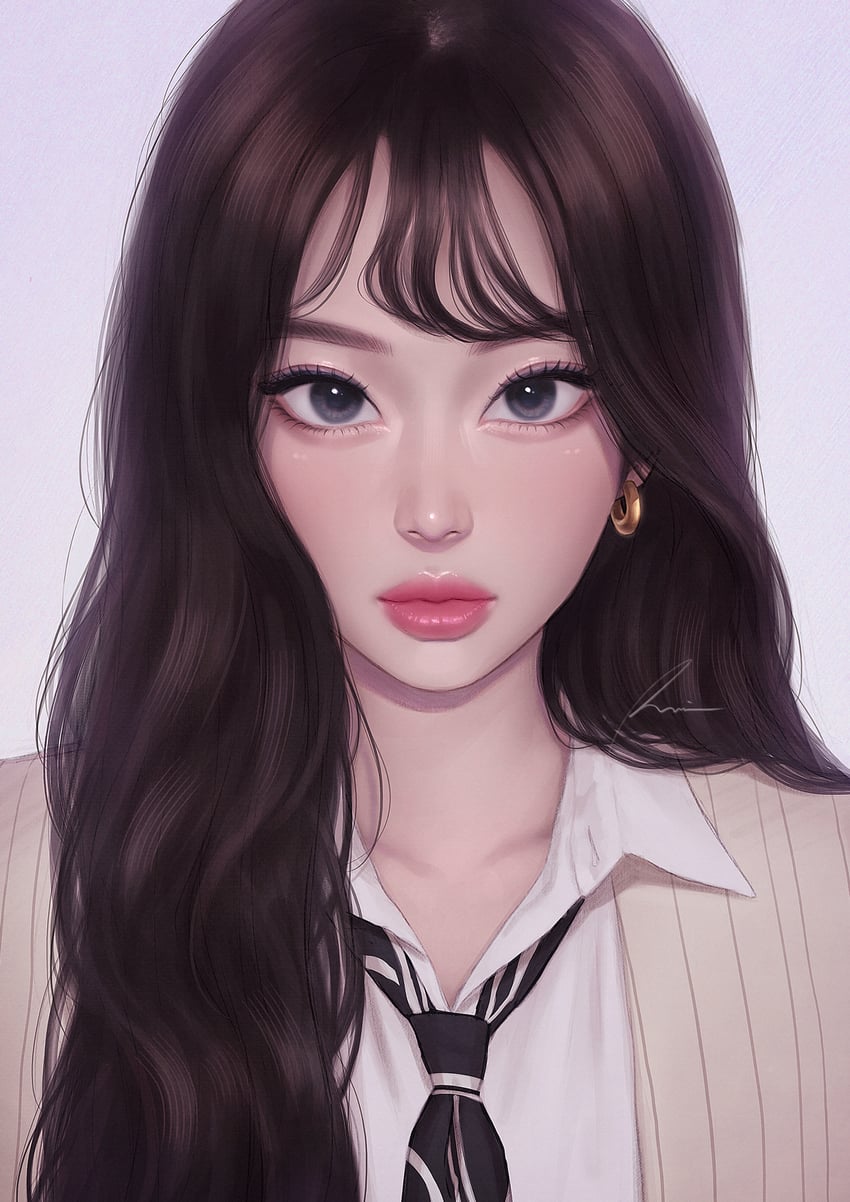 hyein (real life and 1 more) drawn by umigraphics