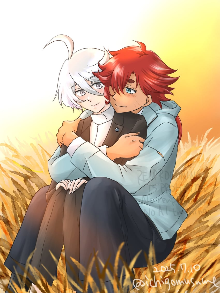 suletta mercury and miorine rembran (gundam and 1 more) drawn by ichigomusume604