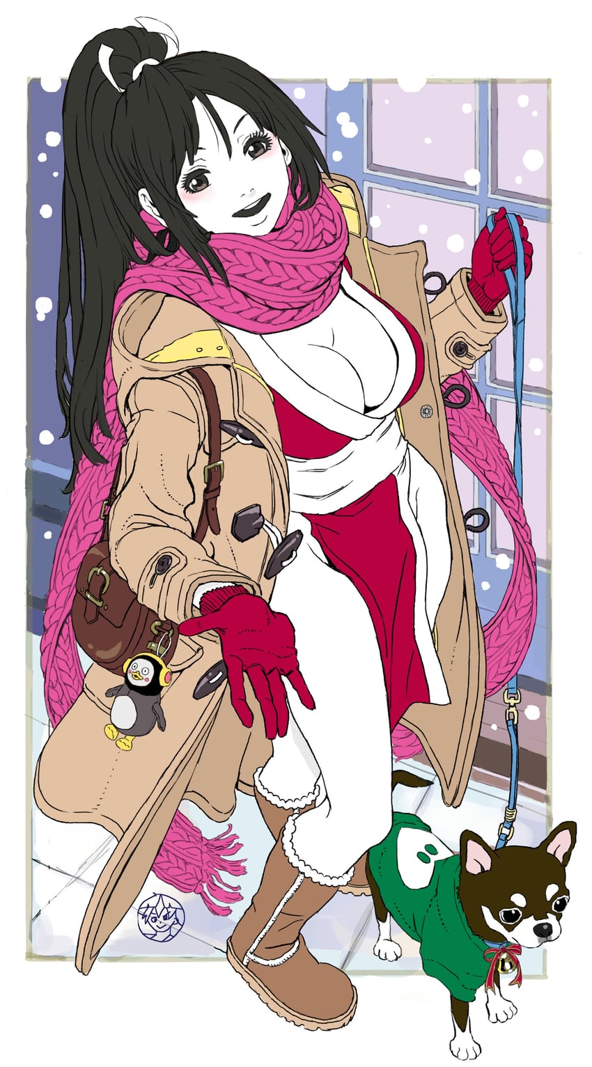 shiranui mai (the king of fighters and 1 more) drawn by shiren_(ourboy83)