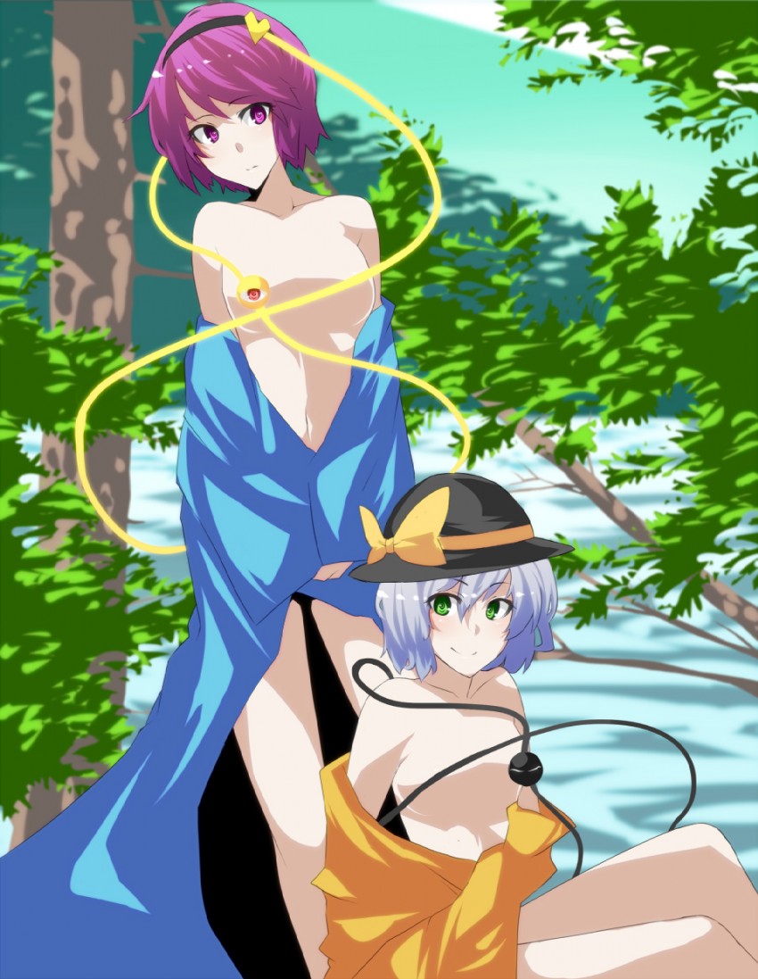 komeiji koishi and komeiji satori (touhou) drawn by jont