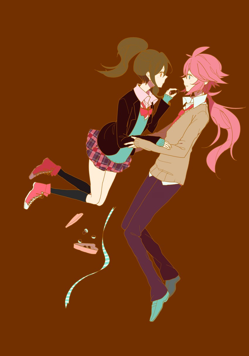 hilda and n (pokemon and 1 more) drawn by hira_(mcohira)