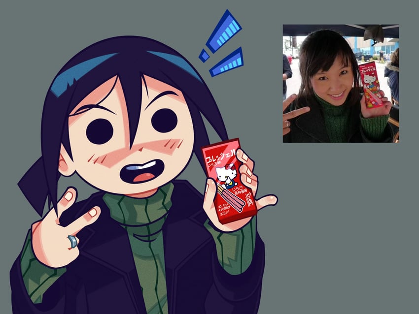 knives chau and ellen wong (scott pilgrim and 1 more) drawn by laduxt