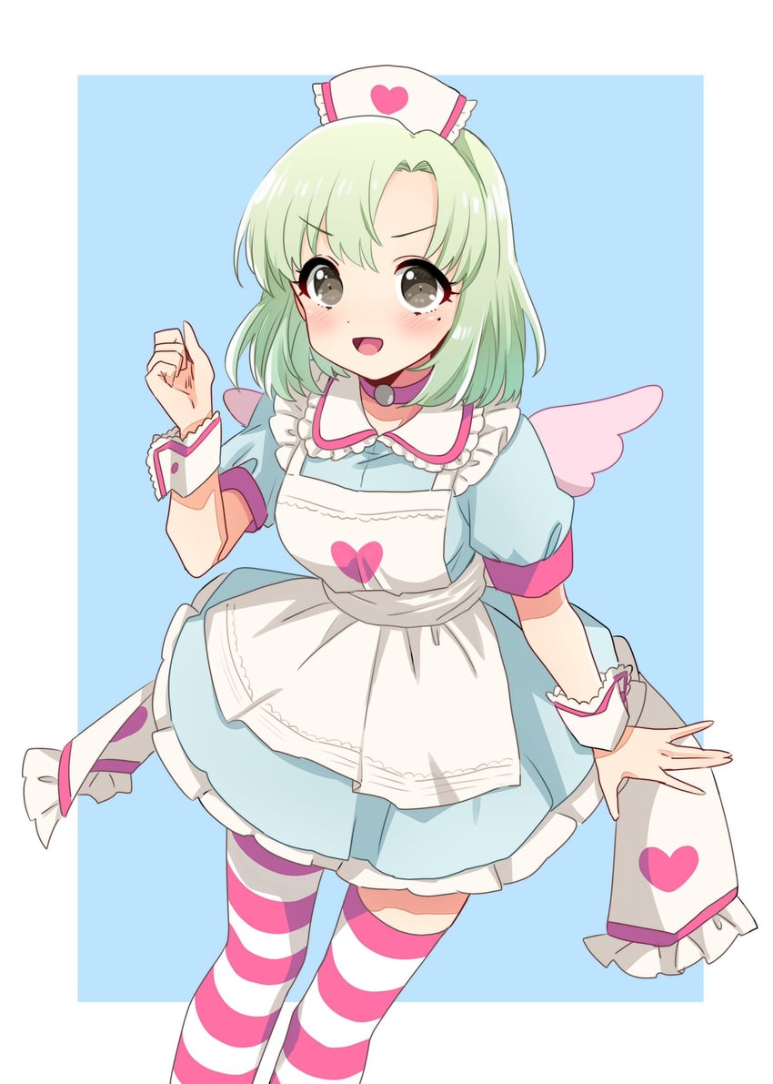 yumemi riamu and shiika (idolmaster and 4 more) drawn by sukoyaka_(100hituzi)