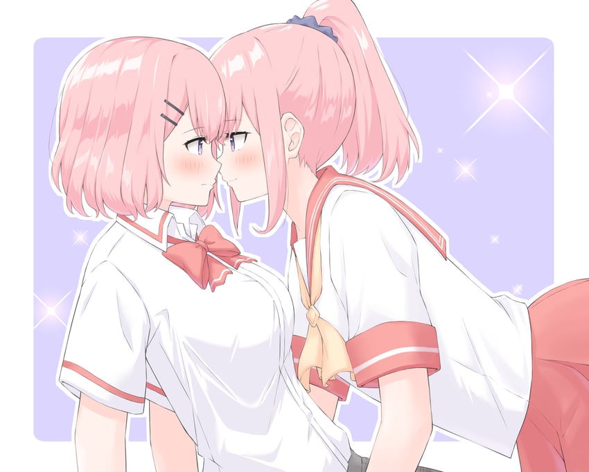 amaori renako and amaori haruna (watashi ga koibito ni nareru wake naijan murimuri!) drawn by twinklemelon