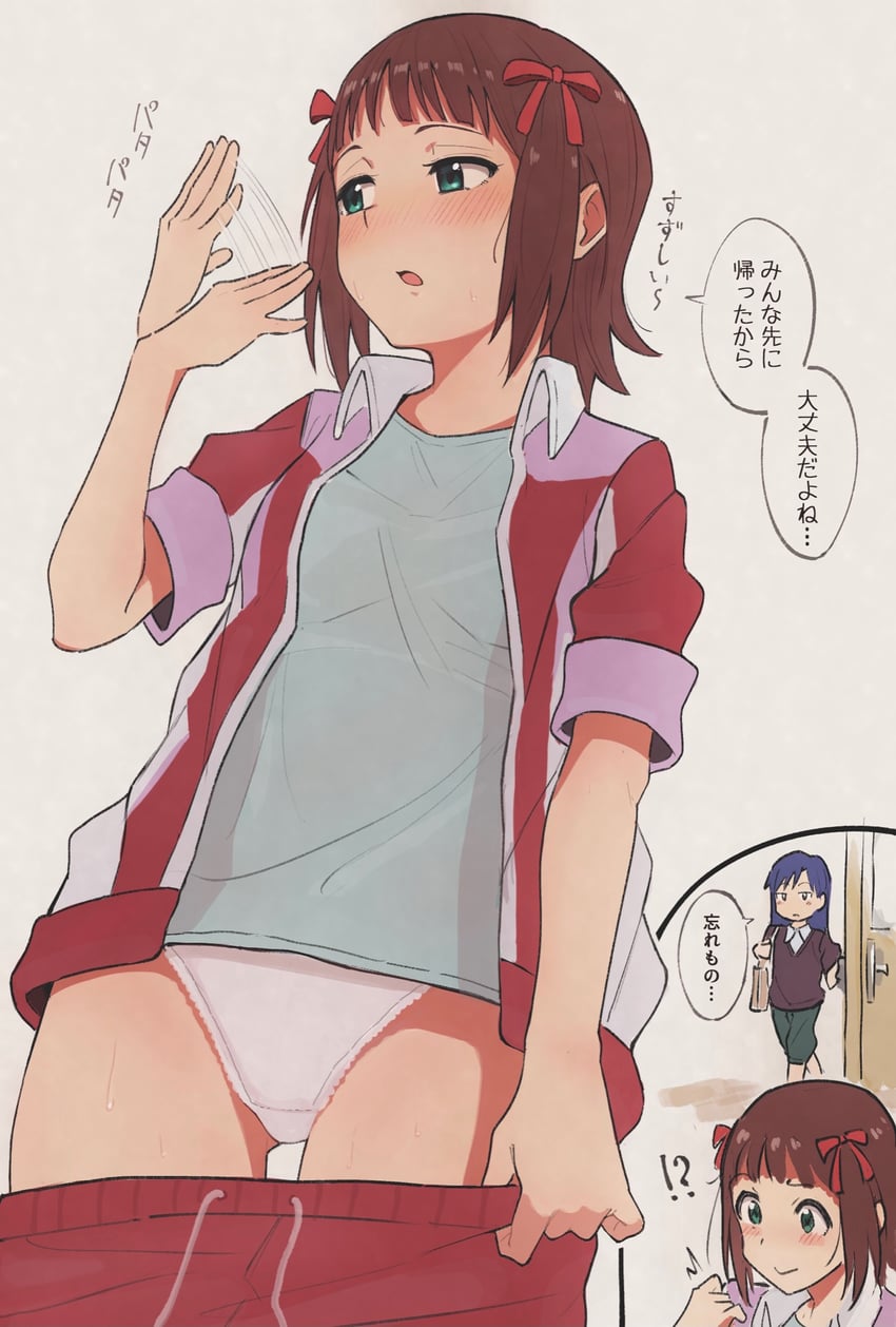 kisaragi chihaya and amami haruka (idolmaster) drawn by eda_gawa