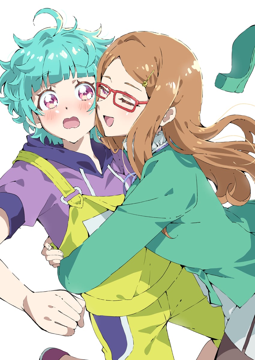 omega auru and akai meganee (pretty series and 1 more) drawn by tsujii_luki