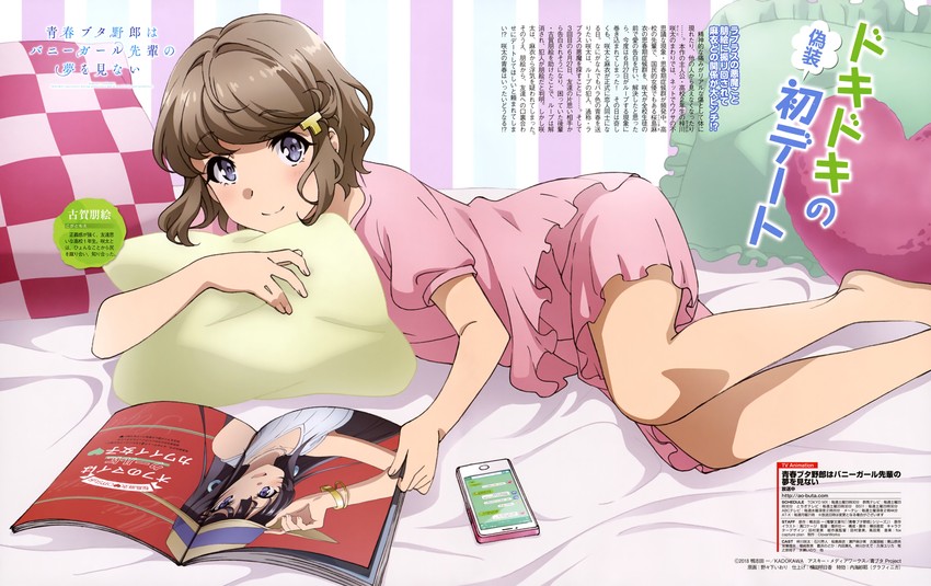 sakurajima mai and koga tomoe (seishun buta yarou and 1 more)