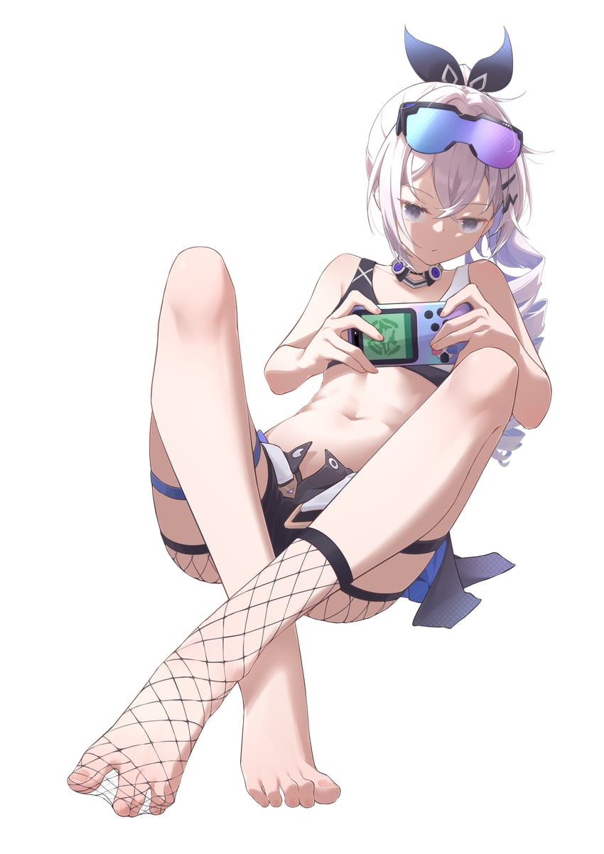 silver wolf (honkai and 1 more) drawn by chan_sang