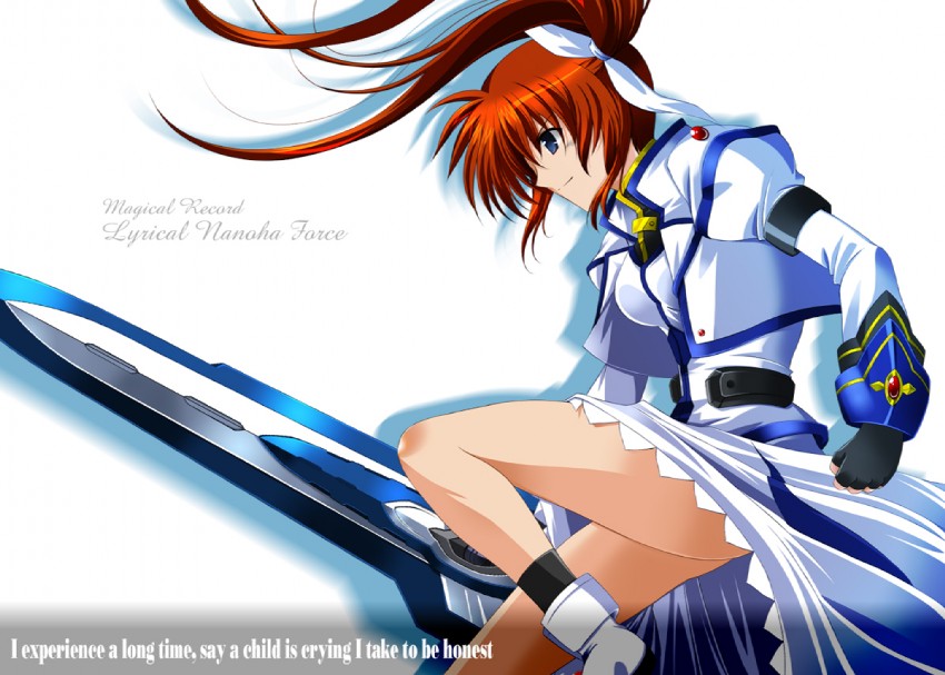 takamachi nanoha and strike cannon (lyrical nanoha and 1 more) drawn by kagura_yuuto