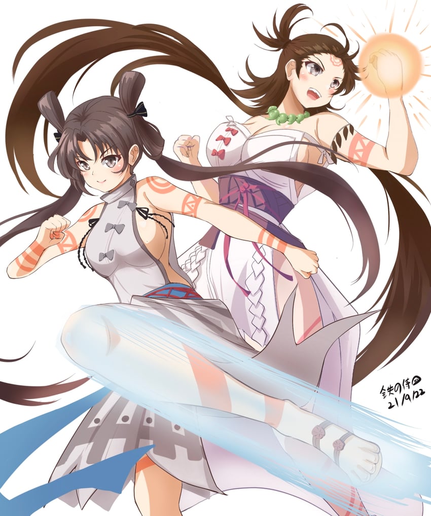 himiko and iyo (fate and 1 more) drawn by tetsu_no_samurai