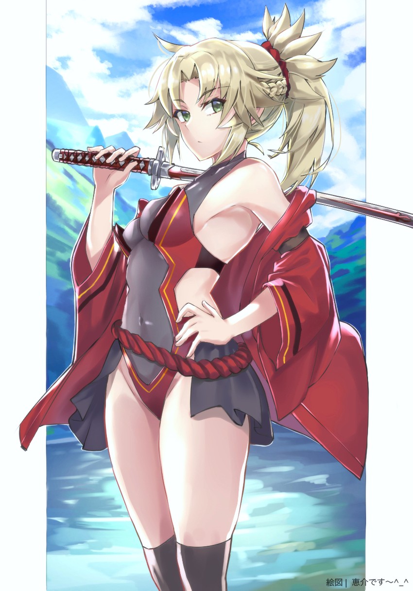 mordred (fate and 1 more) drawn by keisuke_desu~