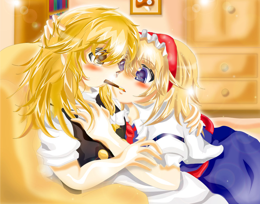 kirisame marisa and alice margatroid (touhou) drawn by chi-chi_(pixiv984250)