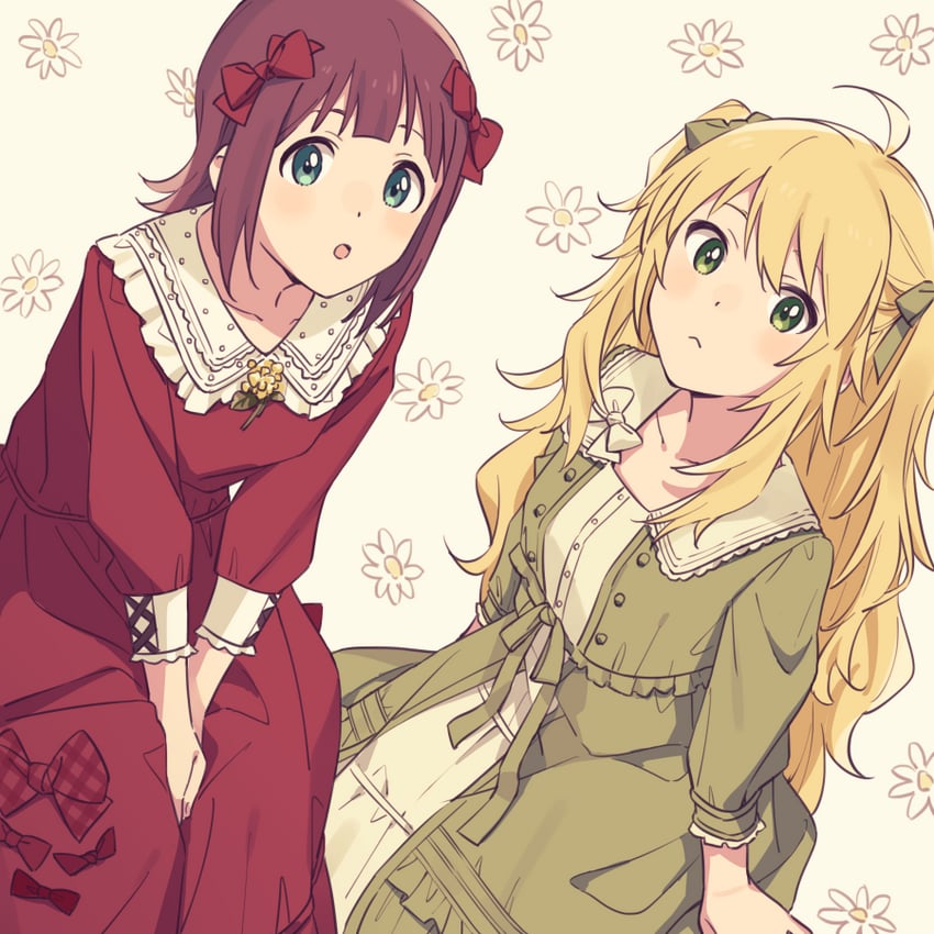 hoshii miki and amami haruka (idolmaster and 2 more) drawn by demirinz