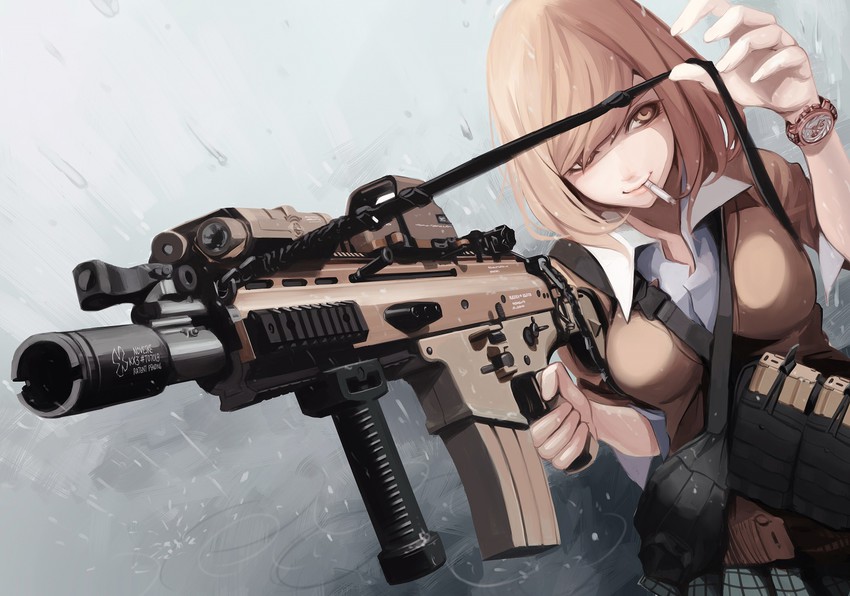 midorikawa hana (original and 1 more) drawn by koh_(minagi_kou)