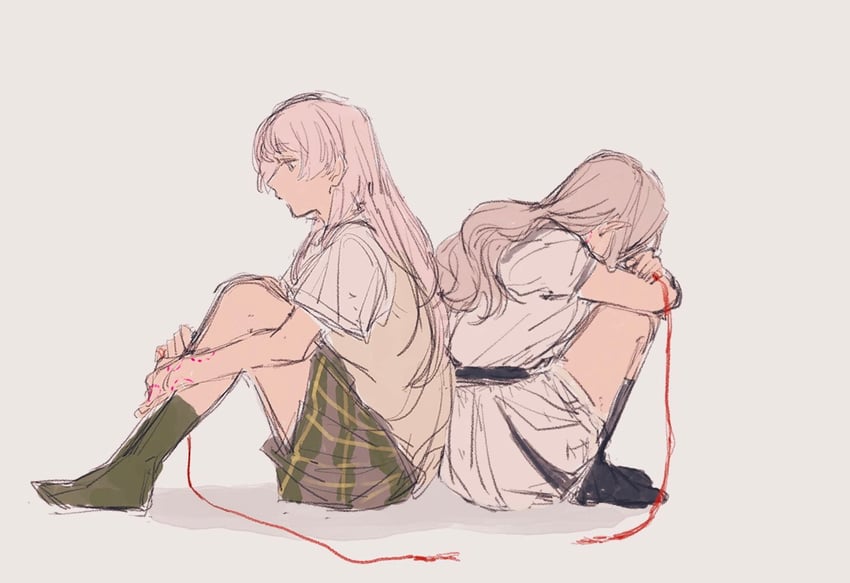 chihaya anon and nagasaki soyo (bang dream! and 1 more) drawn by moyo_(moyo_4)