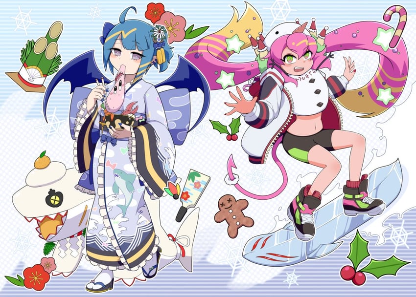 lil-la, ki-sikil, live twin lil-la, live twin ki-sikil, marshmallon, and 1 more (yu-gi-oh!) drawn by yata_masahara