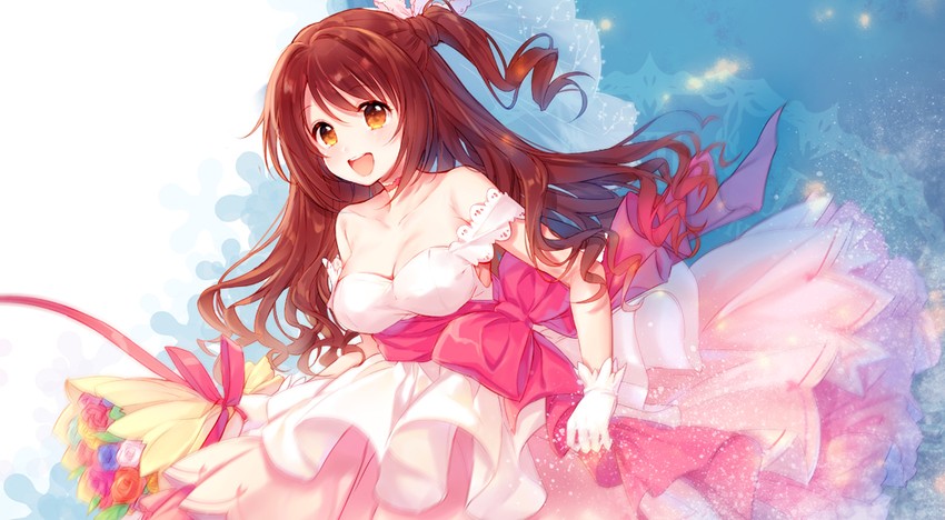 shimamura uzuki (idolmaster and 1 more) drawn by pf