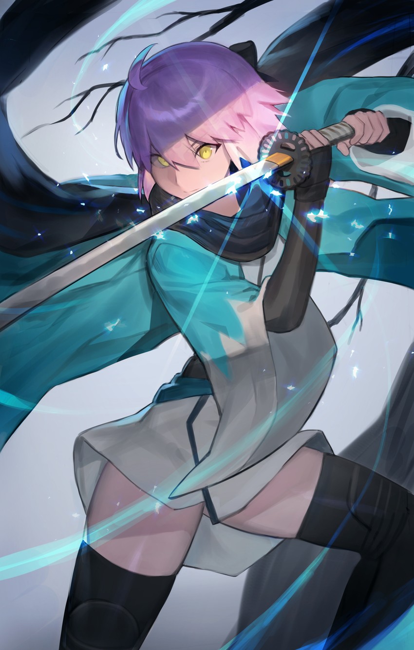 okita souji (fate and 1 more) drawn by hood_(james_x)
