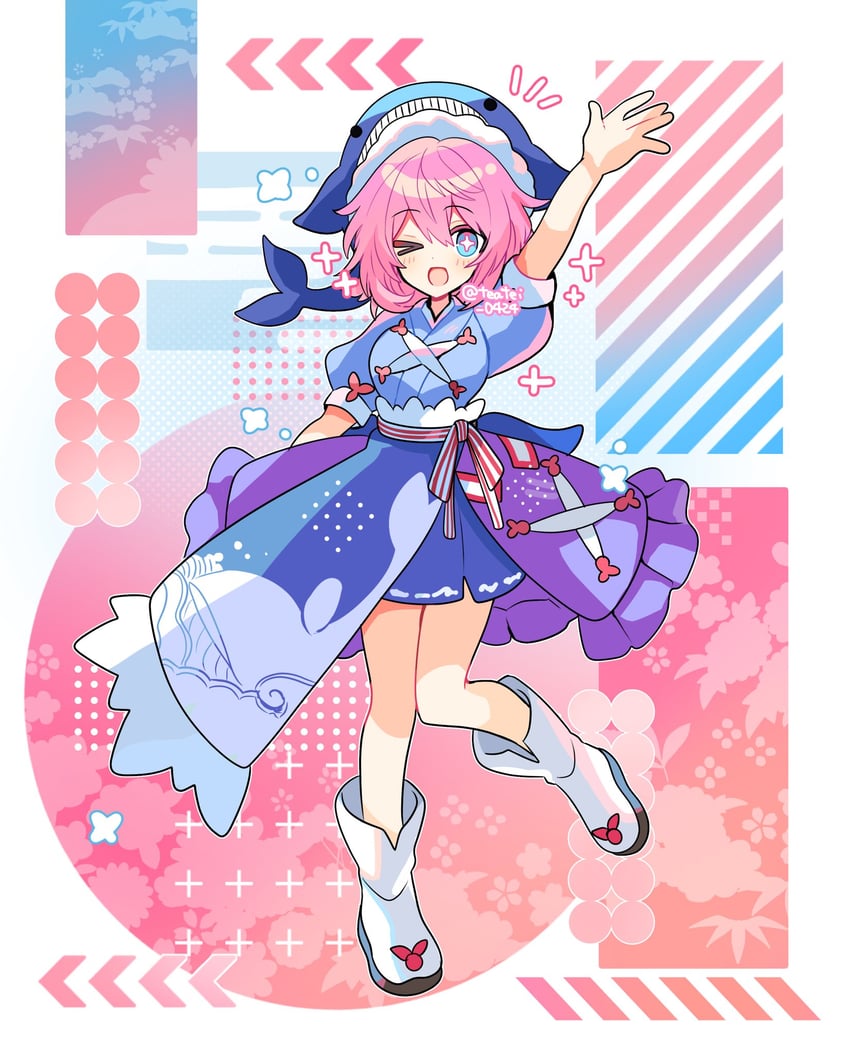 okunoda miyoi (touhou and 1 more) drawn by shirocha_tei