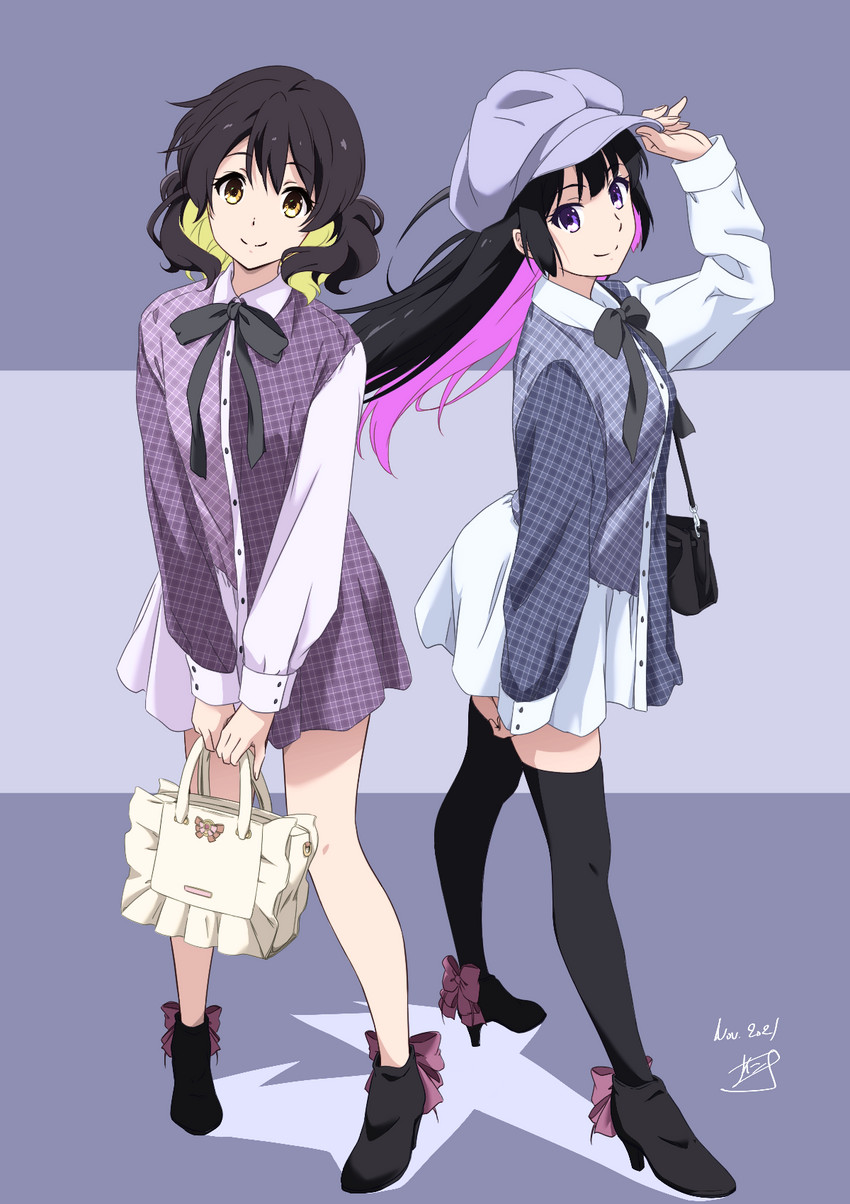 oumae kumiko and kousaka reina (hibike! euphonium) drawn by nii_manabu