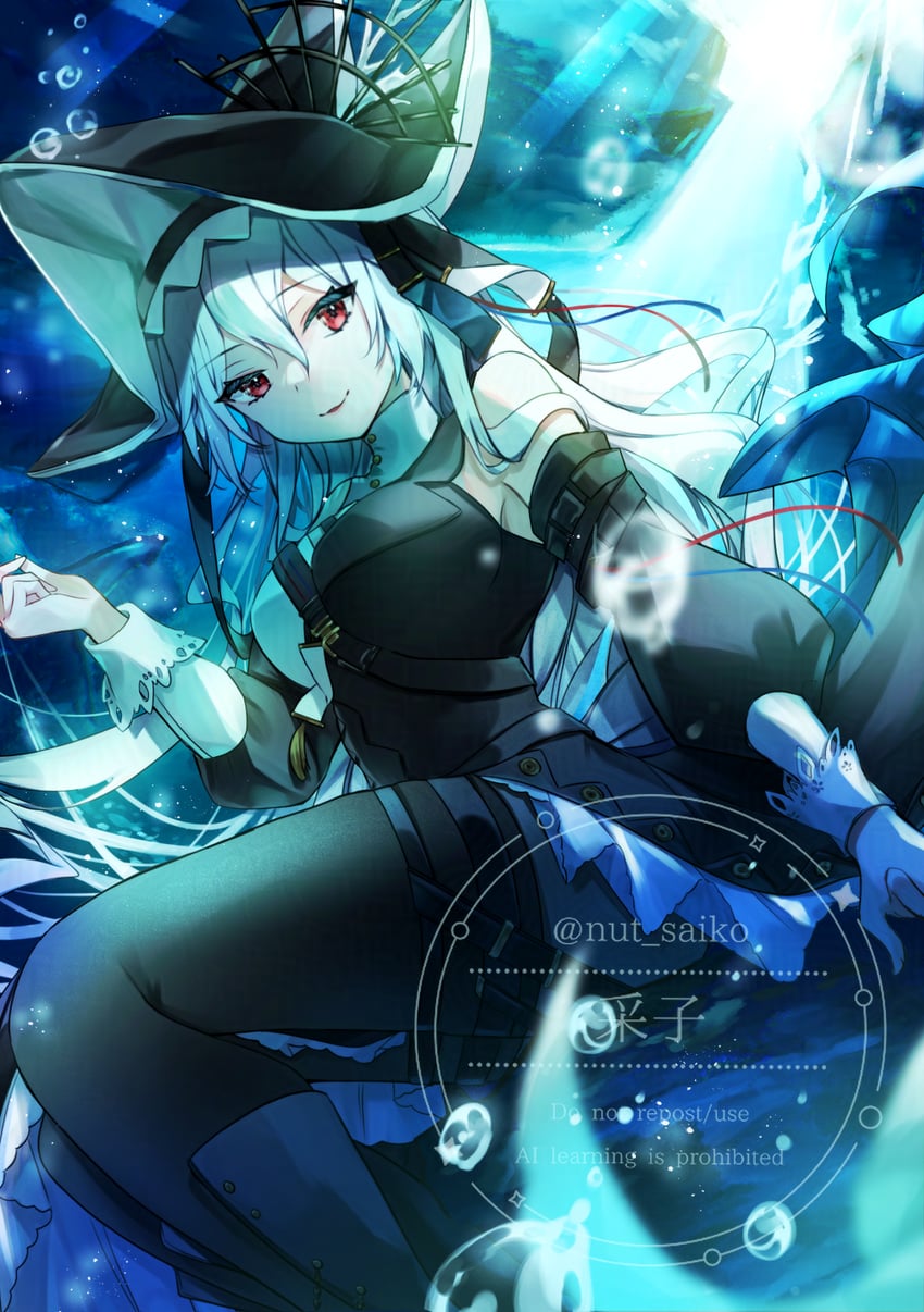 specter and specter the unchained (arknights) drawn by saiko_(saisaka)