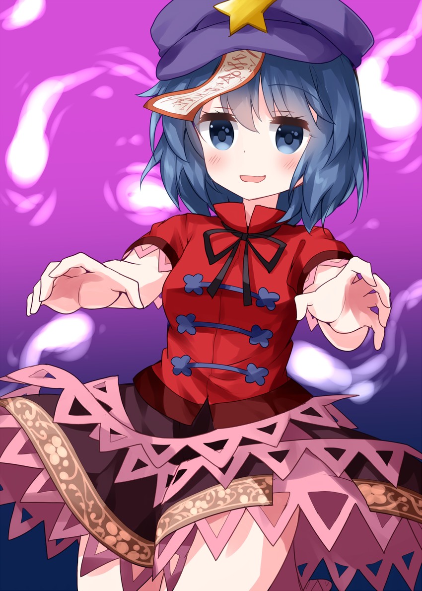 miyako yoshika (touhou) drawn by ruu_(tksymkw)