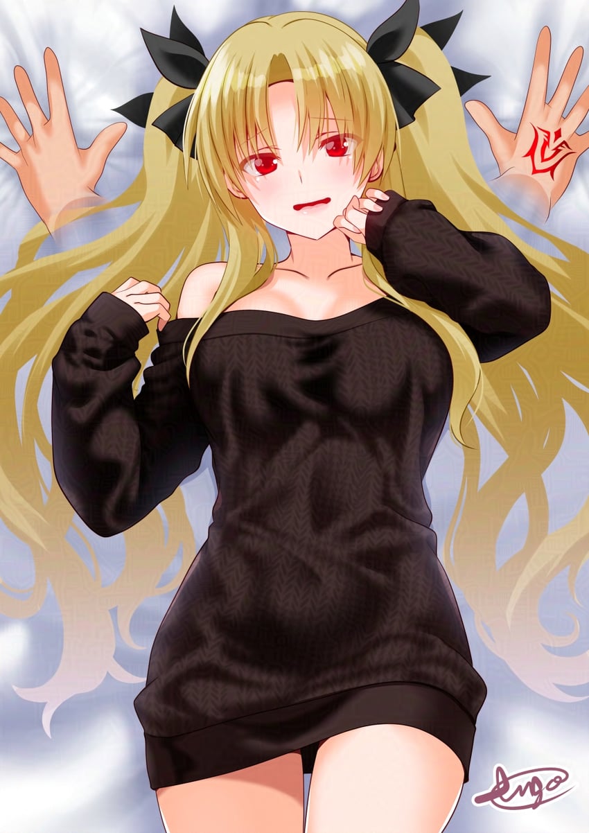 fujimaru ritsuka and ereshkigal (fate and 1 more) drawn by engo_(aquawatery)
