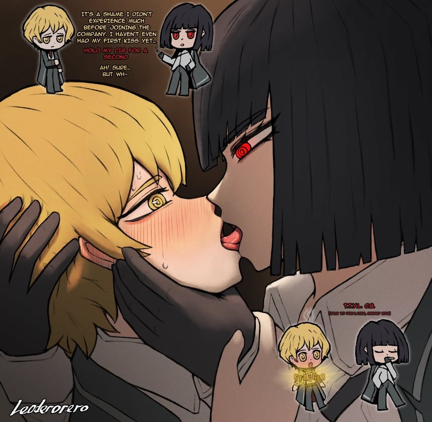 sinclair and ryoshu (project moon and 1 more) drawn by leoderorero