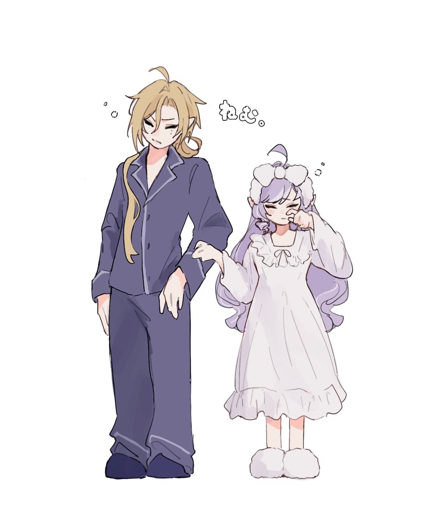vivian banshee and hugo vlad (zenless zone zero) drawn by ponkotudes