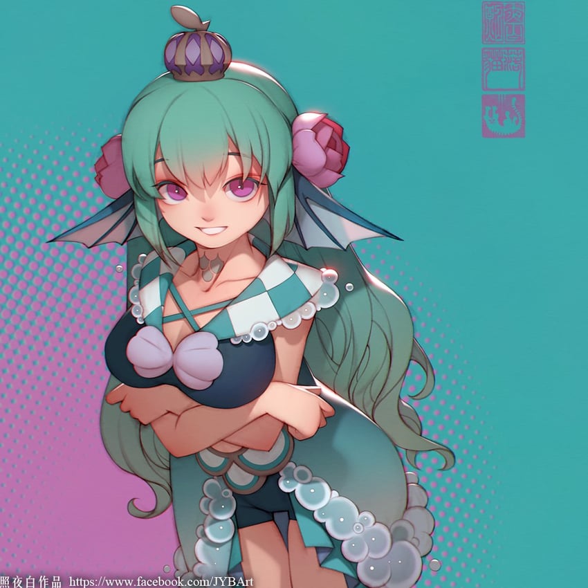 finana ryugu (nijisanji and 1 more) drawn by zhaoyebai