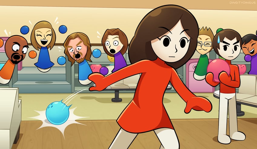 mii, guest f, matt, guest c, abby, and 5 more (nintendo and 1 more) drawn by vinny_(dingitydingus)