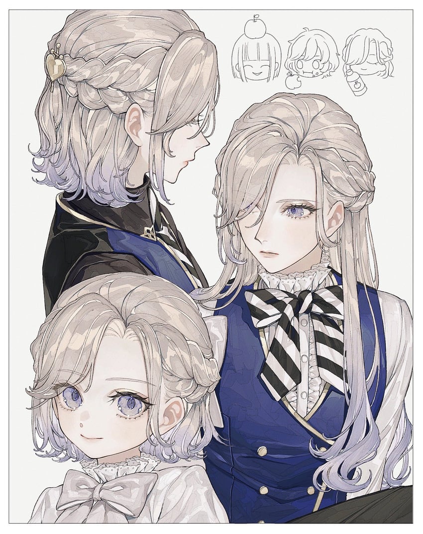 epel felmier, vil schoenheit, and rook hunt (twisted wonderland) drawn by ao_(ao0_0nemu)