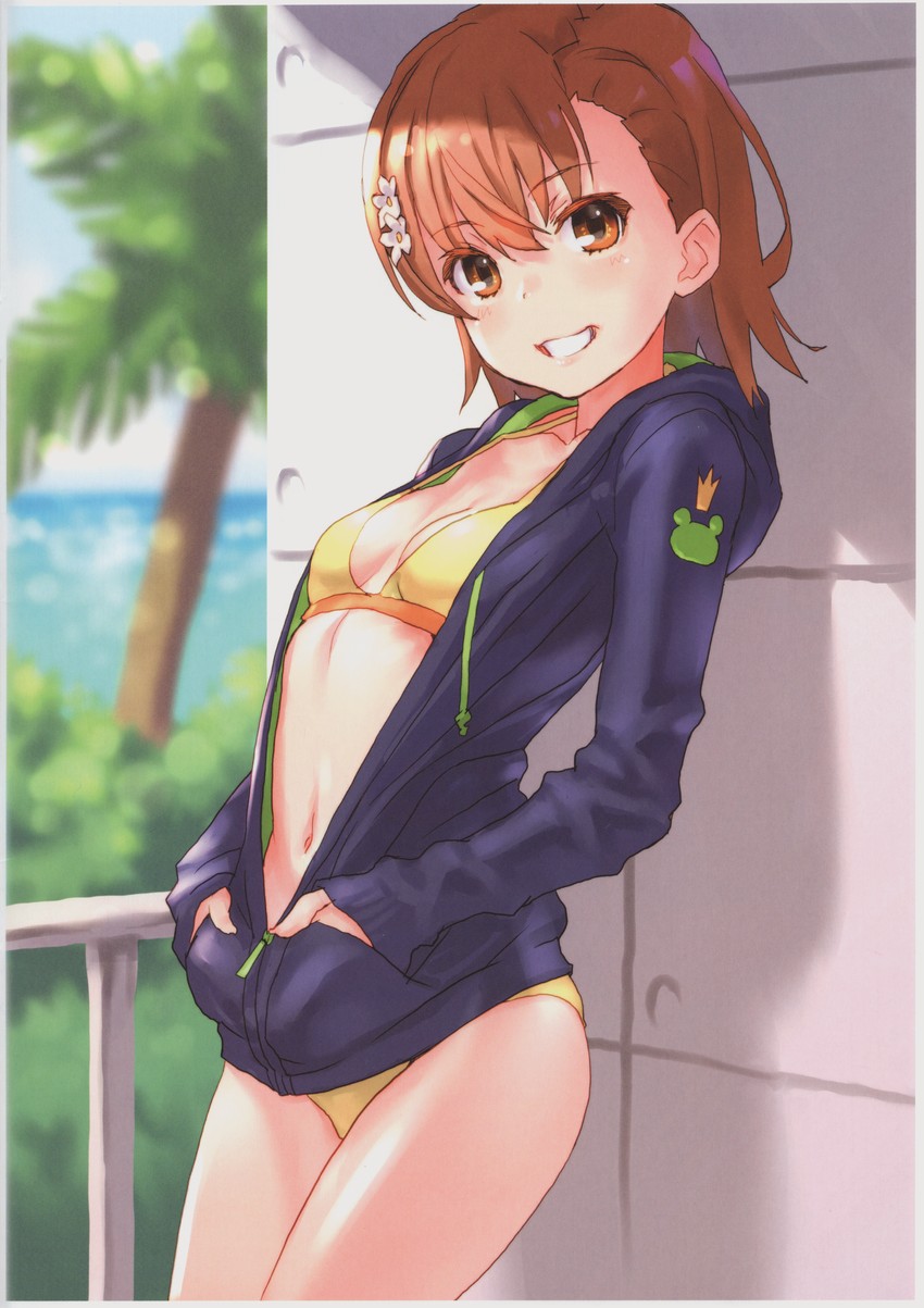 misaka mikoto (toaru majutsu no index and 1 more) drawn by raika9