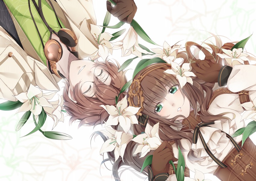 cardia beckford and victor frankenstein (code:realize) drawn by sayumari