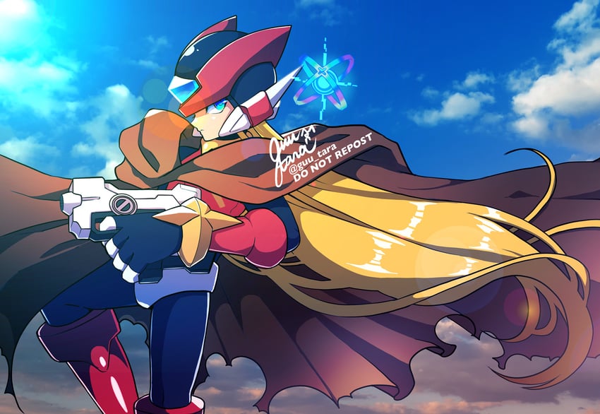 zero and zero(z) (mega man and 1 more) drawn by guutara
