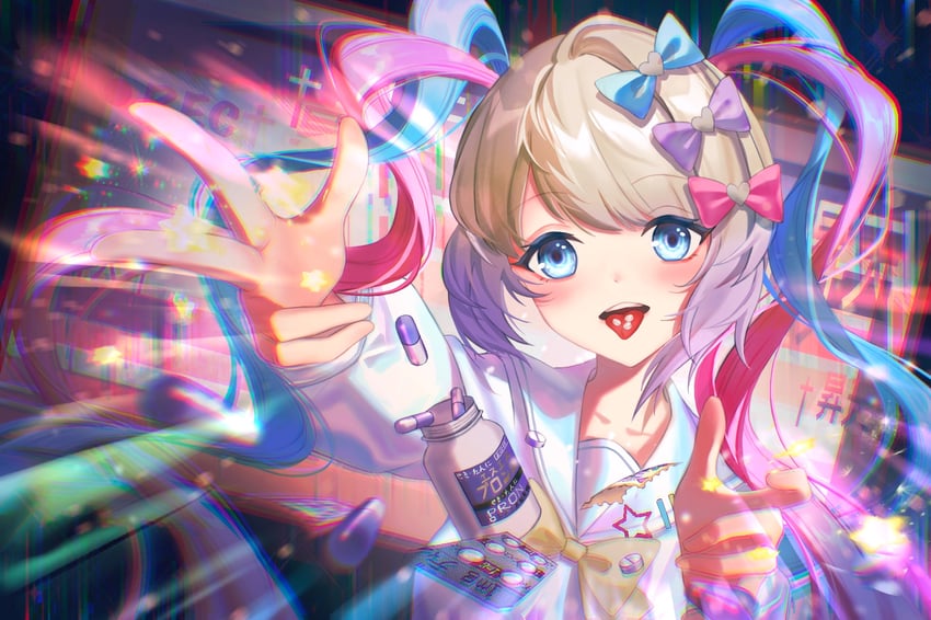 chouzetsusaikawa tenshi-chan (needy girl overdose and 1 more) drawn by 762807438