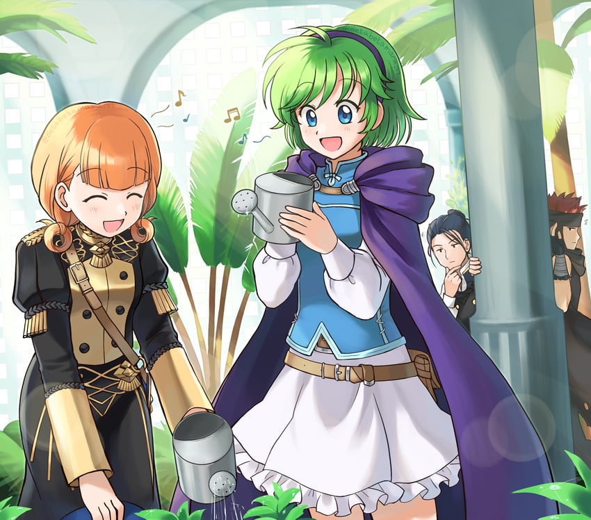 felix hugo fraldarius, annette fantine dominic, nino, and jaffar (fire emblem and 2 more) drawn by betabetamaru