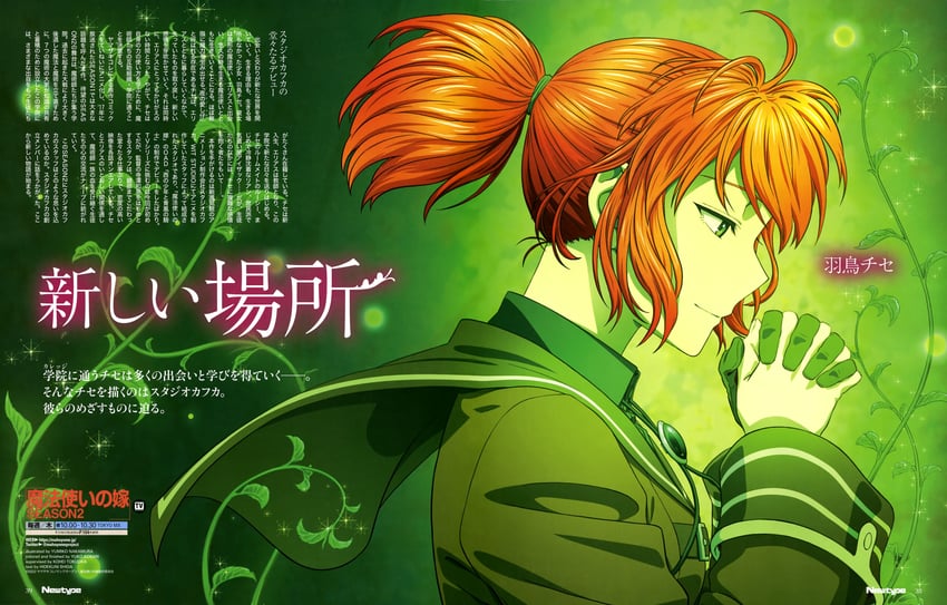hatori chise (newtype and 1 more) drawn by nakamura_yumiko