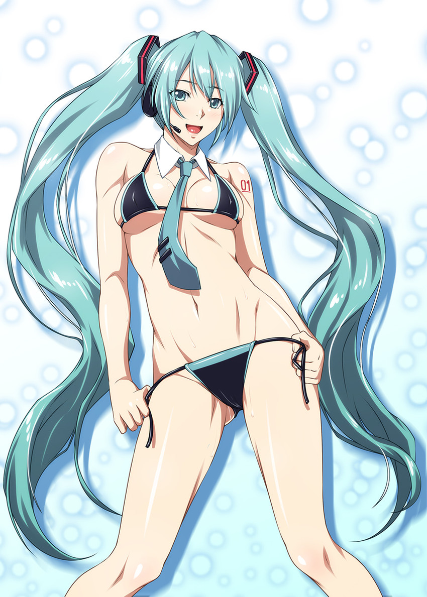 hatsune miku (vocaloid) drawn by kuraki_hiro