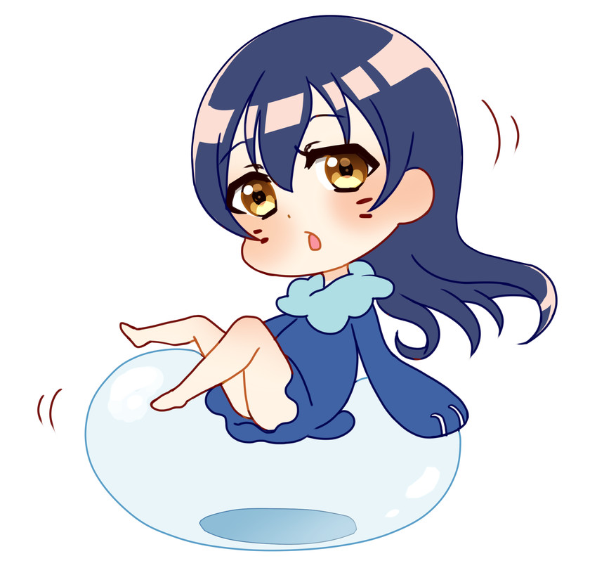 sonoda umi and popplio (pokemon and 3 more) drawn by kurono_kito