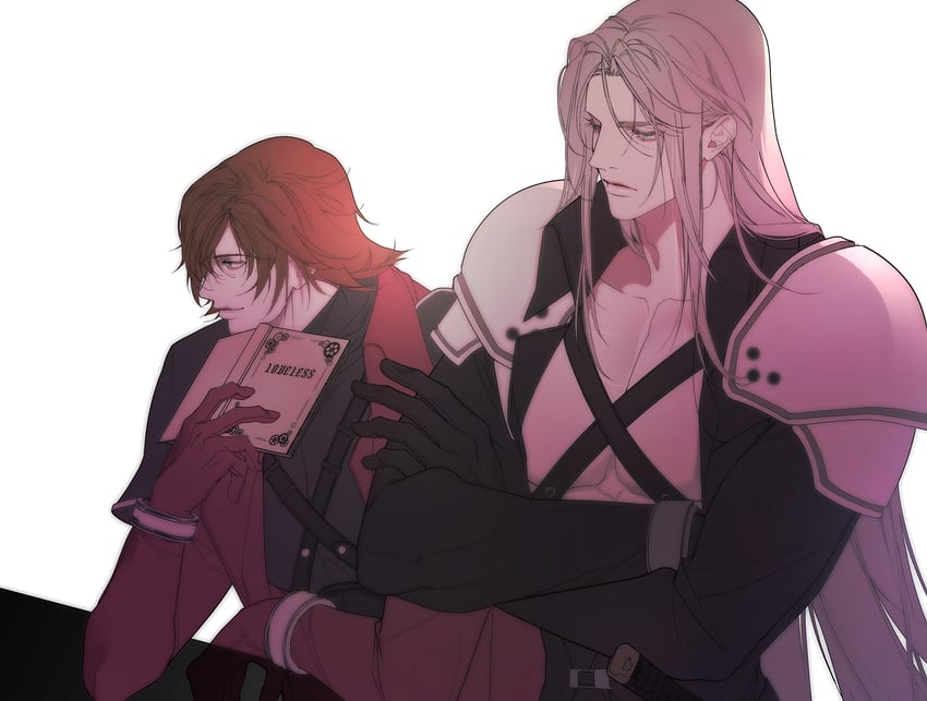 sephiroth and genesis rhapsodos (final fantasy and 2 more) drawn by s_sohwagi_s