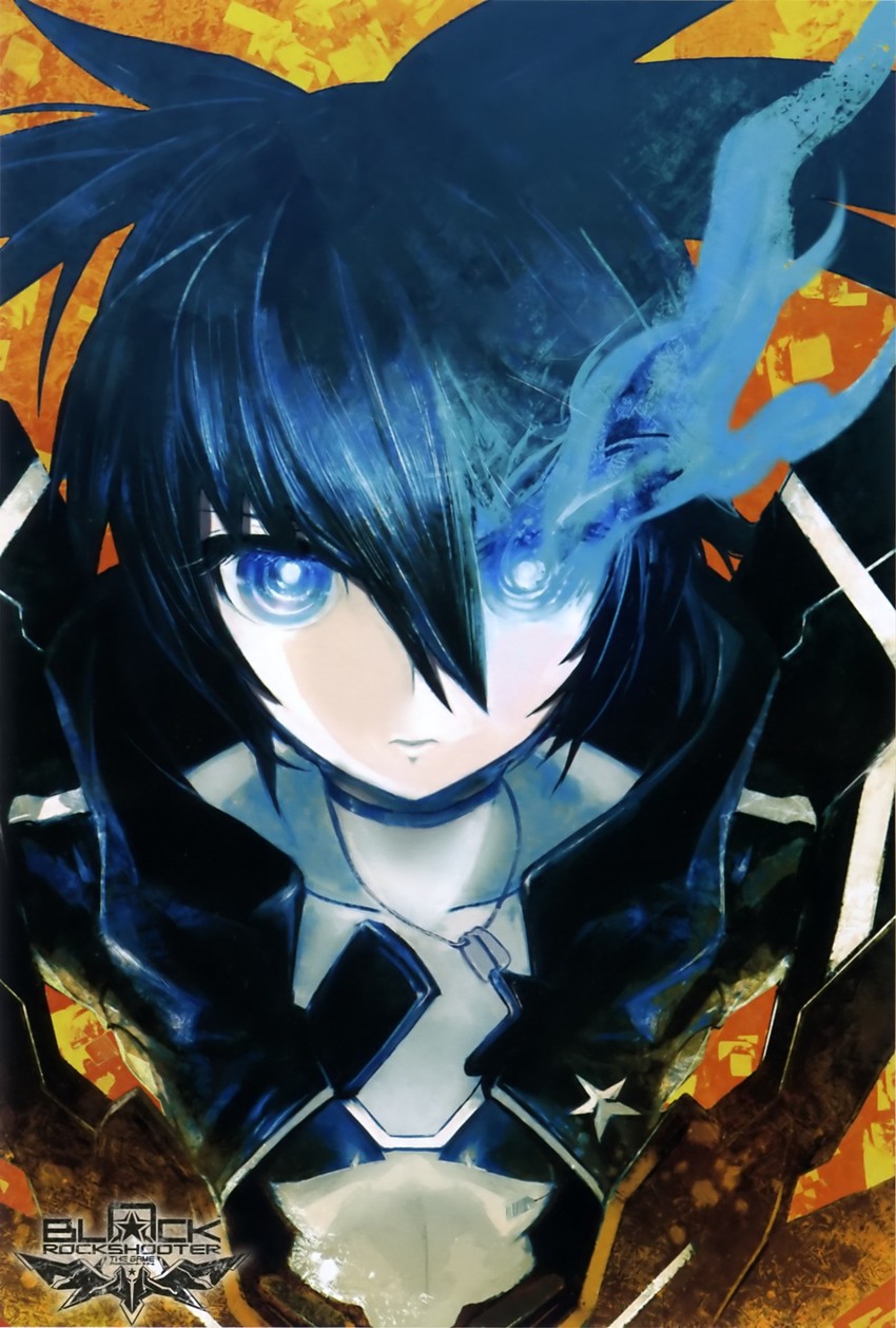 black rock shooter and stella (black rock shooter) drawn by huke