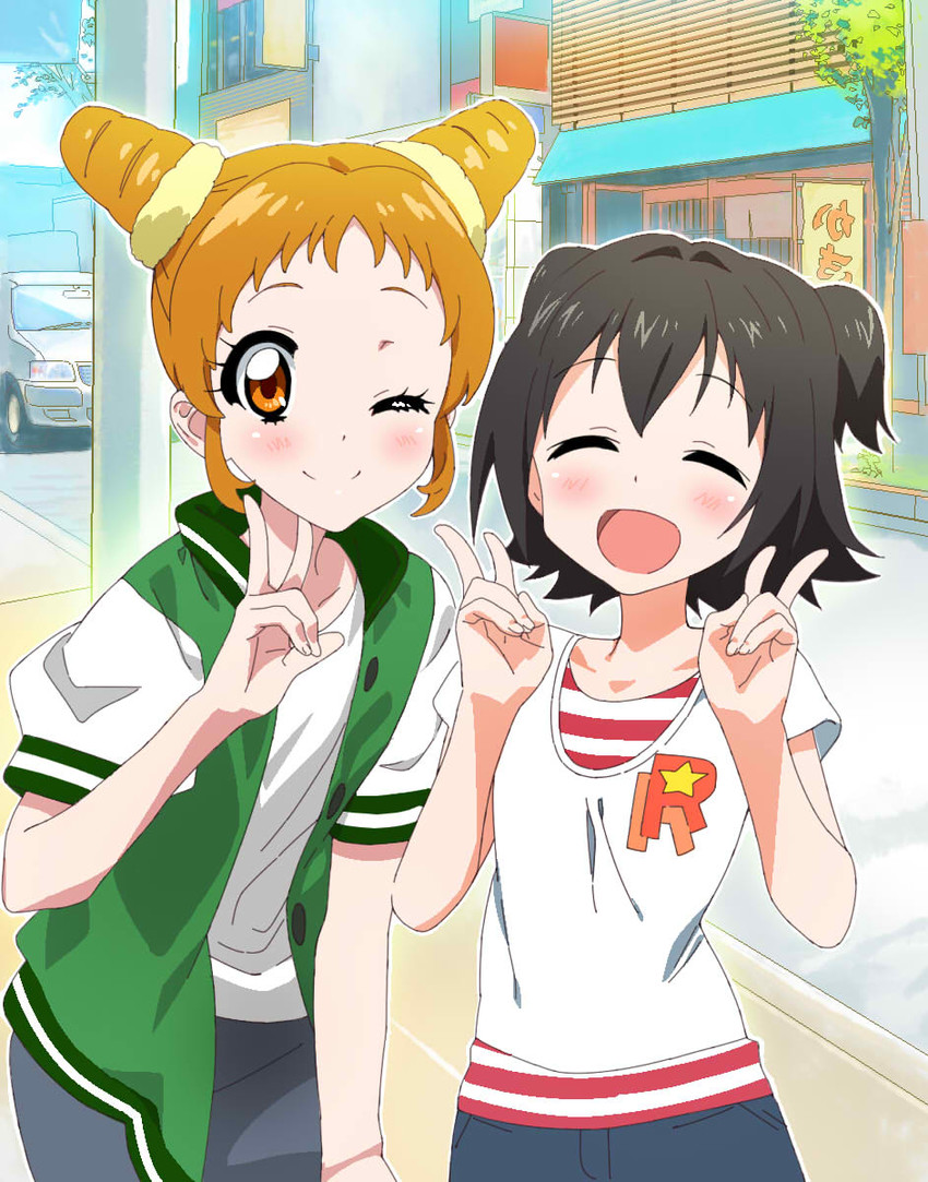 akagi miria, arisugawa otome, and kurosawa tomoyo (idolmaster and 2 more) drawn by tonbi