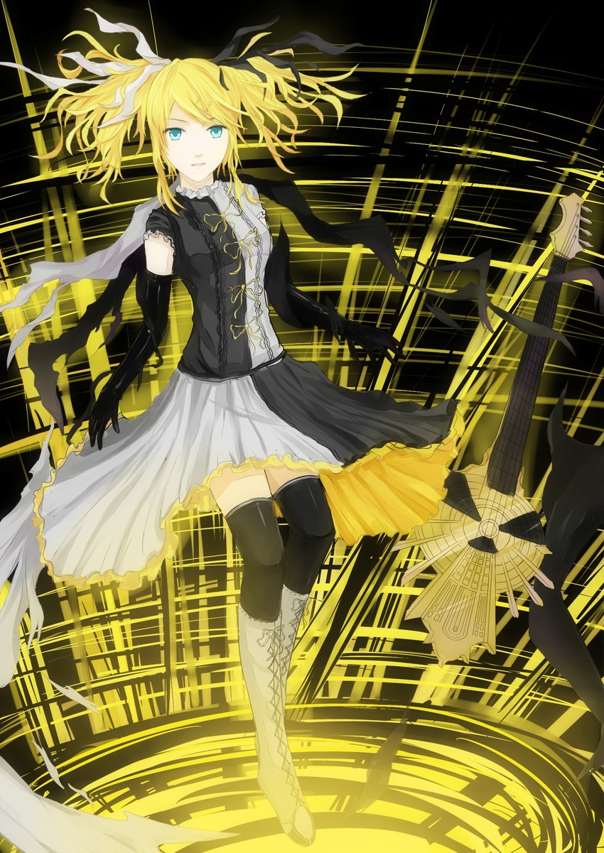 kagamine rin (vocaloid and 1 more) drawn by sya_(north_to_antarctic)