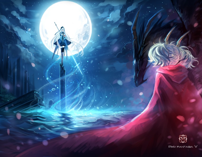 pixiv fantasia and 1 more drawn by shell_(shell518)
