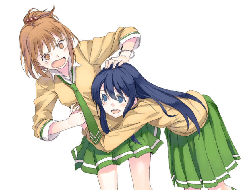 maki natsuo and kurahashi riko (love lab) drawn by kirisato_itsuki