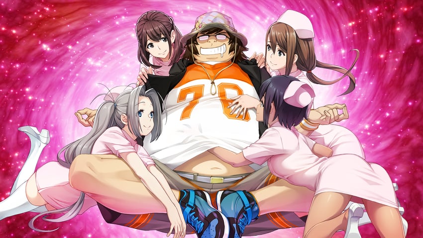 hashida itaru, senomiya akiho, tennouji nae, yukifune airi, and daitoku junna (robotics;notes and 1 more) drawn by fukuda_tomonori