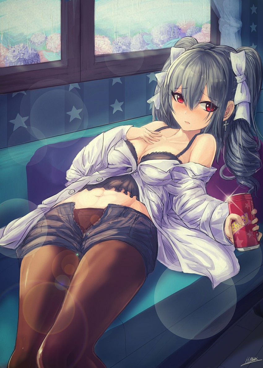 kanzaki ranko (idolmaster and 1 more) drawn by hmax